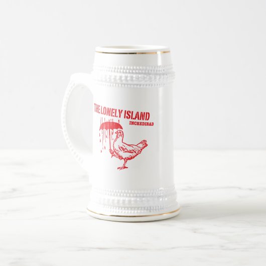 Huhn Bierglas (Vorderseite Links)