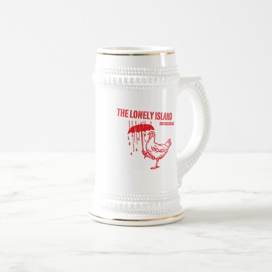 Huhn Bierglas (VorderseiteRechts)