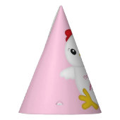 Huhn Birthday Party Pink Partyhütchen (Links)