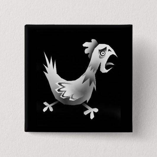 Huhn! Button (Vorderseite)