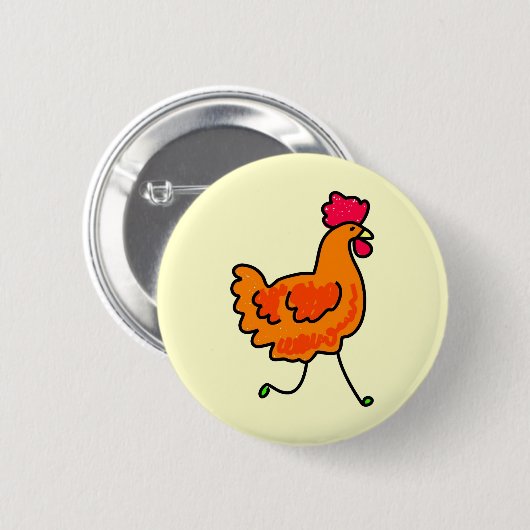 Huhn Button (Vorne & Hinten)