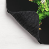 Huhn Dabbing St. Patrick's Bier Shamrock Irisches  Mousepad (Ecke)