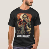 Huhn Daddy Hühnchen Vater Bauer Geflügel Vater T-Shirt (Vorderseite)
