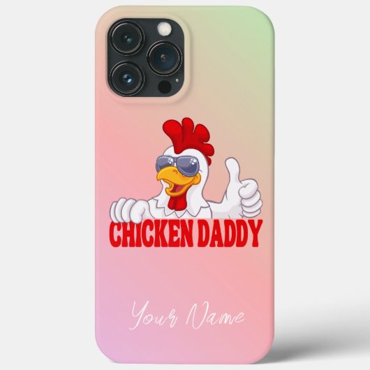 Huhn Daddy Hühnchen Vater Vater Hühnchen Lover Case-Mate iPhone Hülle (Rückseite)