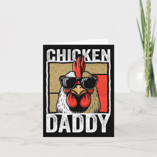 Huhn Daddy Rooster Bauer Sonnentag für Jung Karte