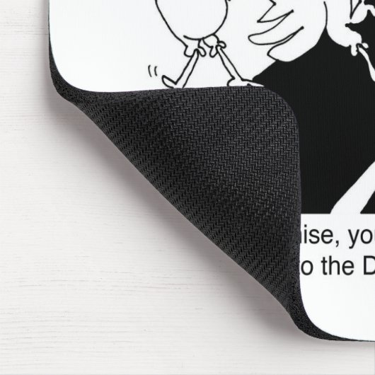 Huhn, das nicht zur weiten Seite kreuzt Mousepad (Ecke)