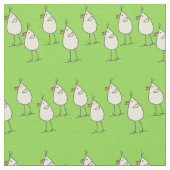 Huhn ditsy stoff (Nahaufnahme)