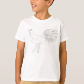 Huhn durch Kinsey T-Shirt (Vorderseite)