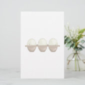Huhn-Eier Briefpapier (Stehend Vorderseite)