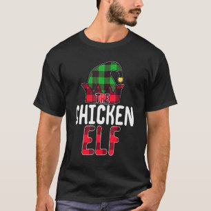 Huhn-Elf passendes Familien Gruppen Weihnachtsfeie T-Shirt