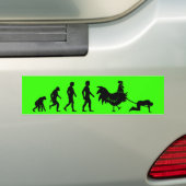 Huhn-Evolution Autoaufkleber (Auf Auto)