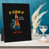 Huhn F-CAW-F F-caw-F Fotoplatte (Seite)