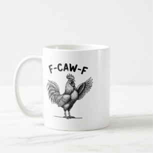 Huhn F-caw-f Hahn, Lauter Hof Charakter Kaffeetasse