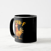 Huhn F-Caw-F Klassisch Cool Einzigartig Tasse (Vorderseite Links)