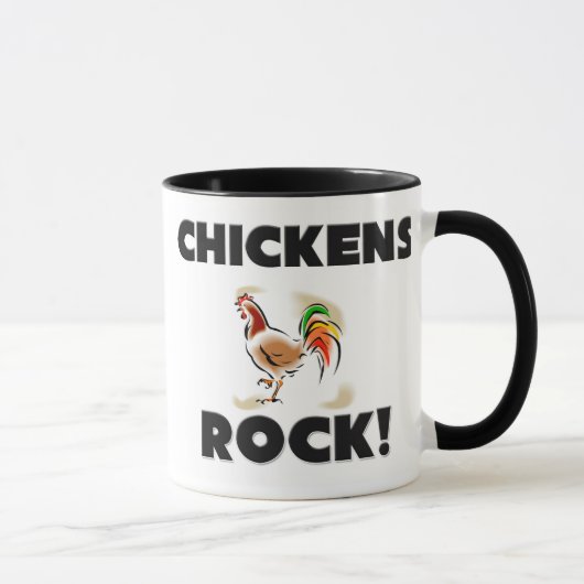 Huhn-Felsen Tasse (Rechts)
