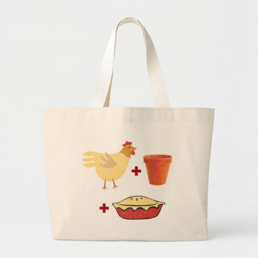 Huhn-Fleischpastete Jumbo Stoffbeutel (Vorne)
