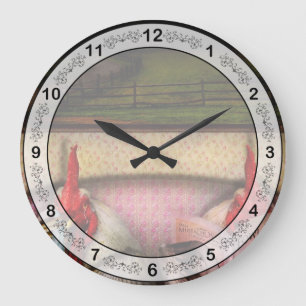 Huhn - Frauenfilm Große Wanduhr