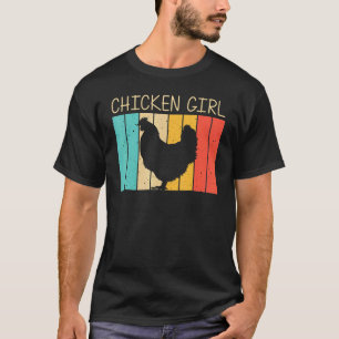 Huhn für Mädchen Kinder Bauer Huhn Bauernhof Henn T-Shirt