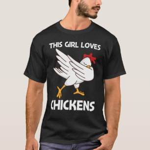 Huhn für Mädchen Kinder Geflügel Hahn Ei T-Shirt