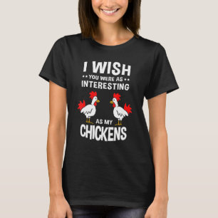Huhn für Männer Frauen Coole Landwirtschaft Hühner T-Shirt
