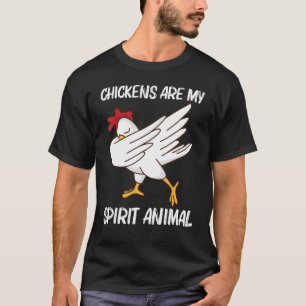 Huhn für Männer Frauen Geflügel Hahn Ei 4 T-Shirt