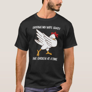Huhn für Männer Vater Geflügel Hahn Ei 1 T-Shirt