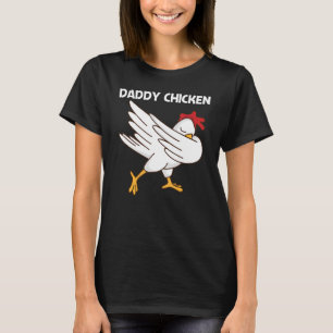 Huhn für Männer Vater Geflügel Hahn Ei T-Shirt