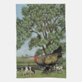 Huhn füttern - geschirrtuch (Vertikal)