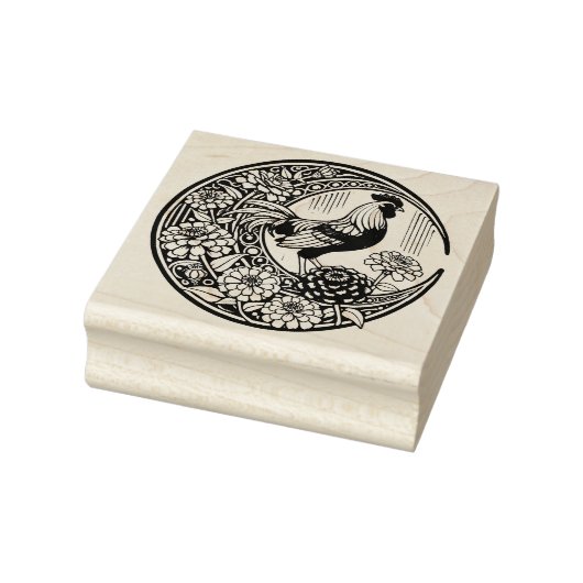 Huhn Gummistempel (Stempel)