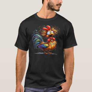 Huhn hat wenig Passform. T-Shirt