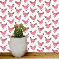 Huhn Hen Farm Country Red White