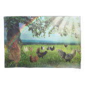 Huhn-Himmel Kissenbezug (Vorderseite)