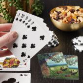 Huhn-Himmel Spielkarten (In Situ)