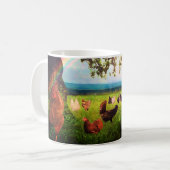 Huhn-Himmels-Tasse Kaffeetasse (Vorderseite Links)