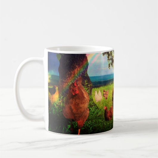 Huhn-Himmels-Tasse Kaffeetasse (Links)