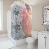 Huhn I kack Breakfast Funny Spaß Duschvorhang (Beispiel)