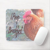 Huhn I kack Breakfast Funny Spaß Mousepad (Mit Mouse)