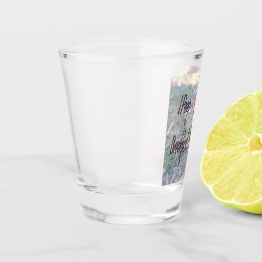 Huhn I kack Breakfast Funny Spaß Schnapsglas (Links)