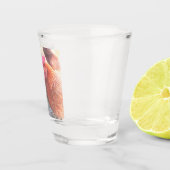 Huhn I kack Breakfast Funny Spaß Schnapsglas (Rechts)