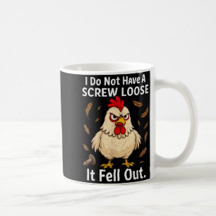 Huhn, ich habe keinen Dachschaden, Lustig, Witze,  Kaffeetasse