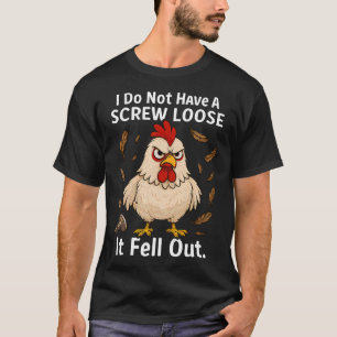 Huhn, ich habe keinen Dachschaden, lustige Witze S T-Shirt