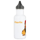 Huhn-Illustrations-Name-Wasserflasche Trinkflasche (Links)