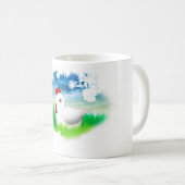 Huhn-Illustrations-Tasse Kaffeetasse (VorderseiteRechts)