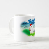 Huhn-Illustrations-Tasse Kaffeetasse (Vorderseite Links)