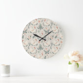 Huhn im Garten Große Wanduhr (Zuhause)