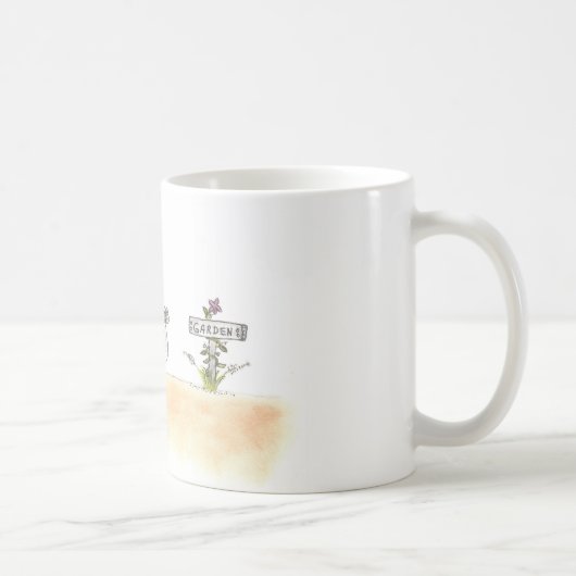 HUHN IM GARTEN KAFFEETASSE (Rechts)