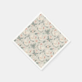 Huhn im Garten Serviette (Ecke)