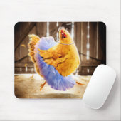Huhn in Tutu Mousepad (Mit Mouse)