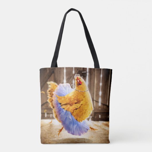 Huhn in Tutu Tasche (Rückseite)