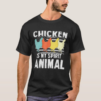 Huhn ist mein spirituelles Tier Vintage-amerikanis T-Shirt